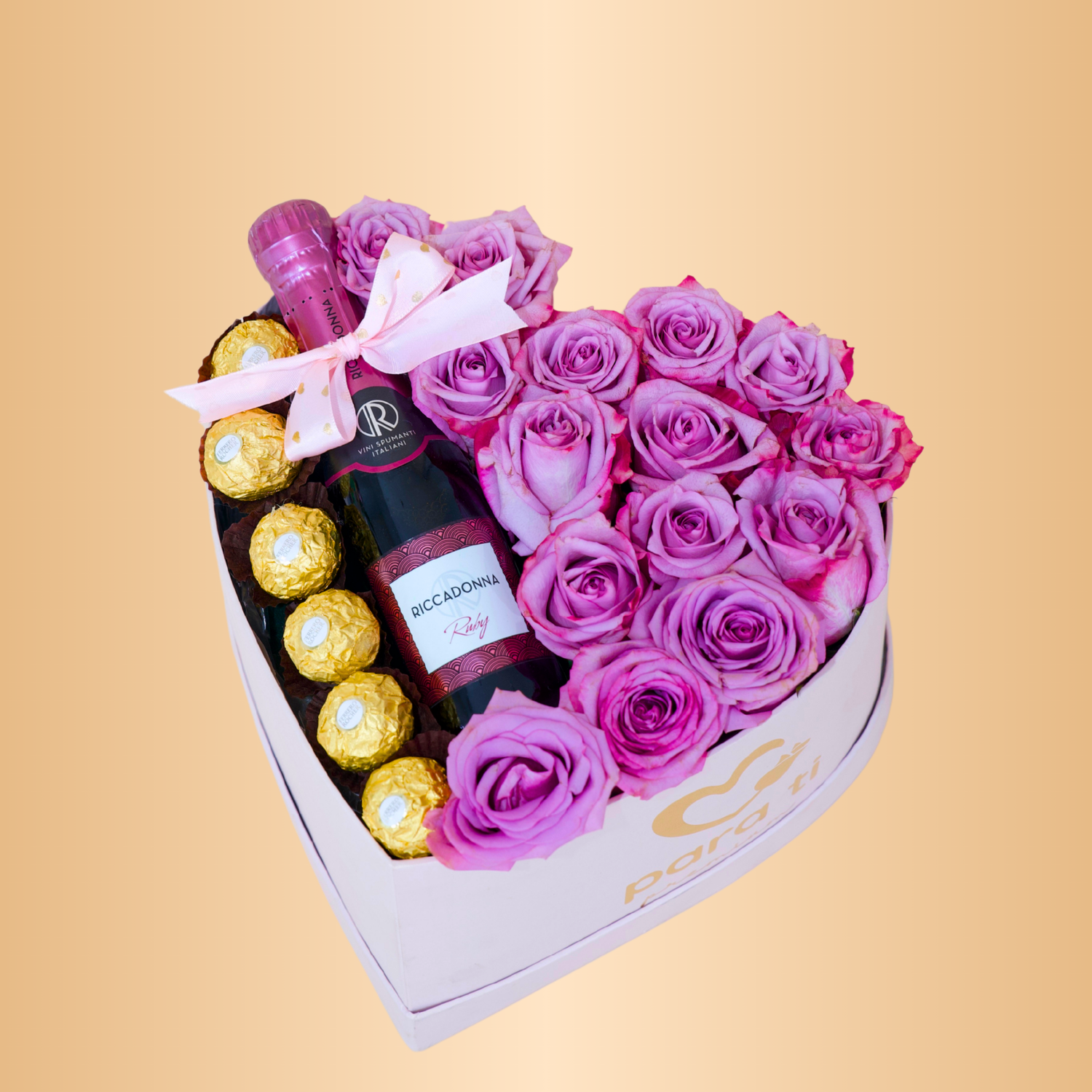 Box Rosé Heart